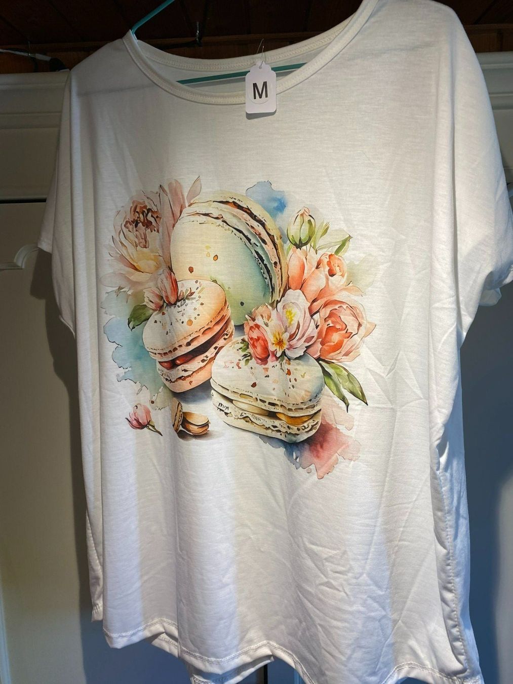 T-shirt: DAMEN KURZARM SHIRT MACARONS – Nuovo e nell'imballaggio originale da Meienried venduto da ManuelaBoutique 5