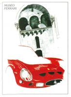 Postkarte, Museum Ferrari 1989