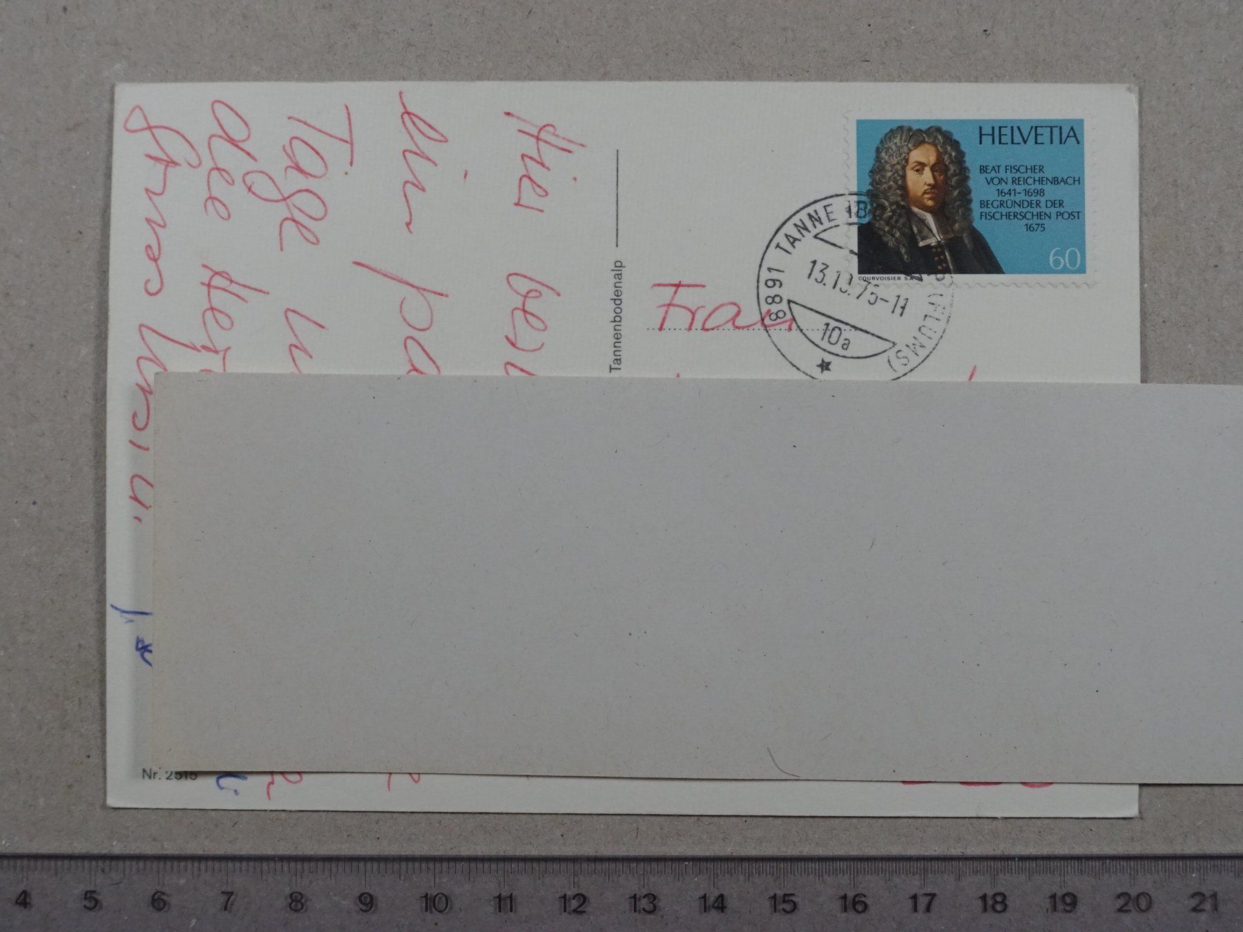 Cartoline postali: Flumserberge, Wandergebiet, 1975 – Usato da Lenzburg venduto da fh1 1