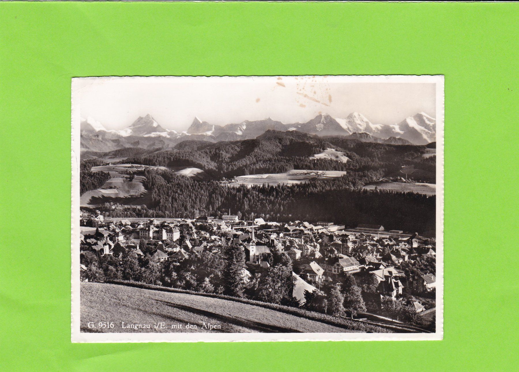 Cartoline postali: Langnau i/E. – Usato da St. Peterzell venduto da neckertal