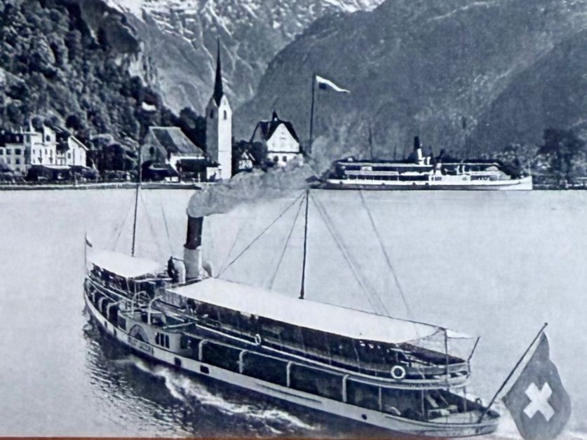 Ansichtskarten: Flüelen - Dampfschiff - AK – Gebraucht aus Lutry von Ediego 1