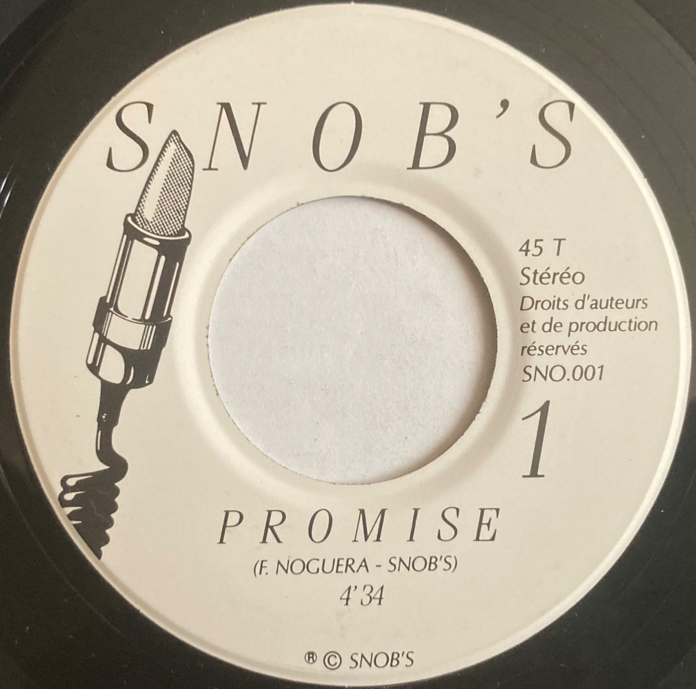 Vinyles: SNOB'S - PROMISE – D'occasion à Poliez-Pittet par Newtown-Records 2
