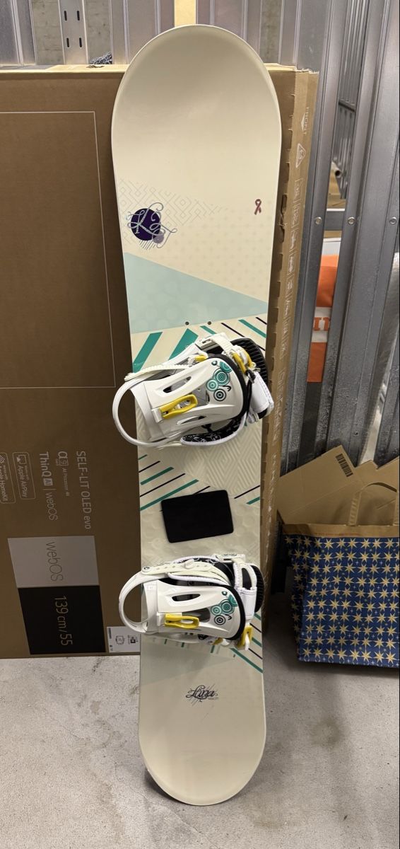 K2 Board: K2 Luna 149 cm Snowboard inkl. Tasche – Usato da Basel venduto da kat_2ksh 1