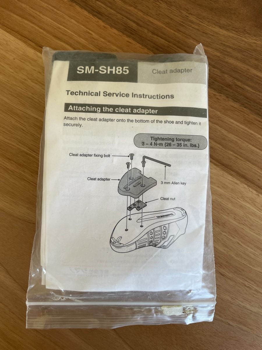 Shimano Pezzi di ricambio: Shimano Pedalplattenadapter – Usato da Zürich venduto da katidust