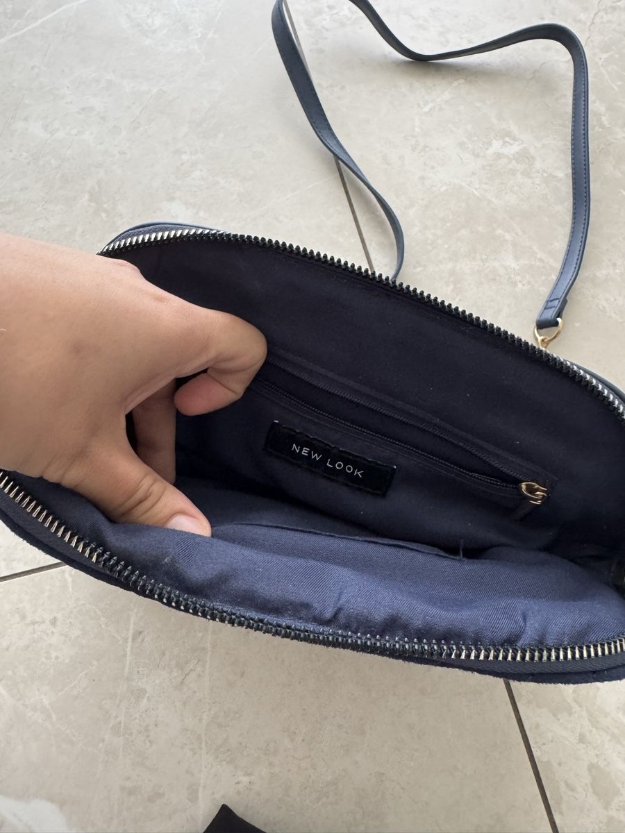 Borse da donna: Damen Handtasche blau mit Goldkette – Nuovo (secondo la descrizione) da Bellmund venduto da HAV2020 3