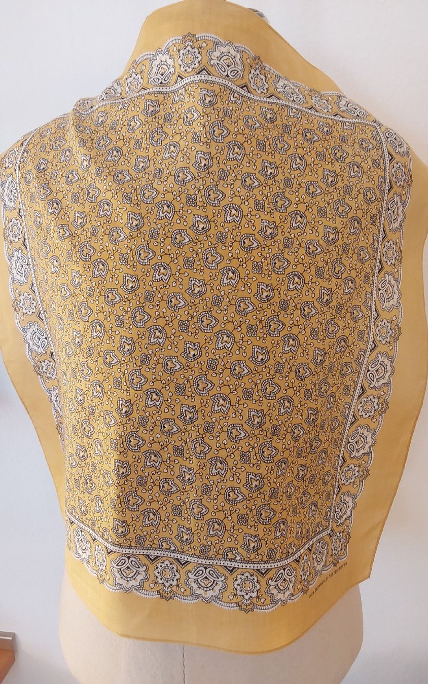Foulards, Tücher & Schals: Tuch Baumwolle quadratisch gelb – Neu (gemäss Beschreibung) aus Köniz von scopello12 1