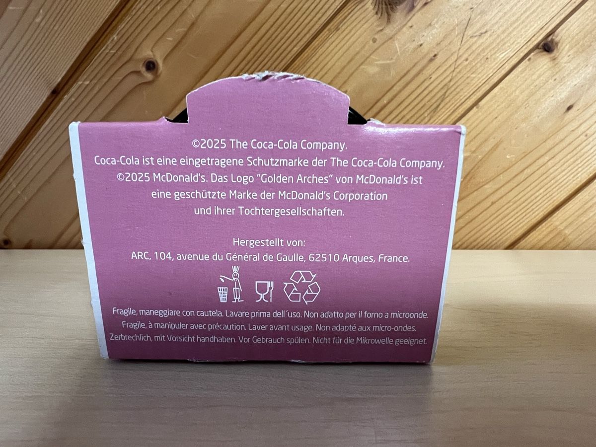 Mc Donald's Gläser: Coca Cola McDonald's Glas 2025, Limited Edition – Neu und originalverpackt aus Bachenbülach von Manolo007 3