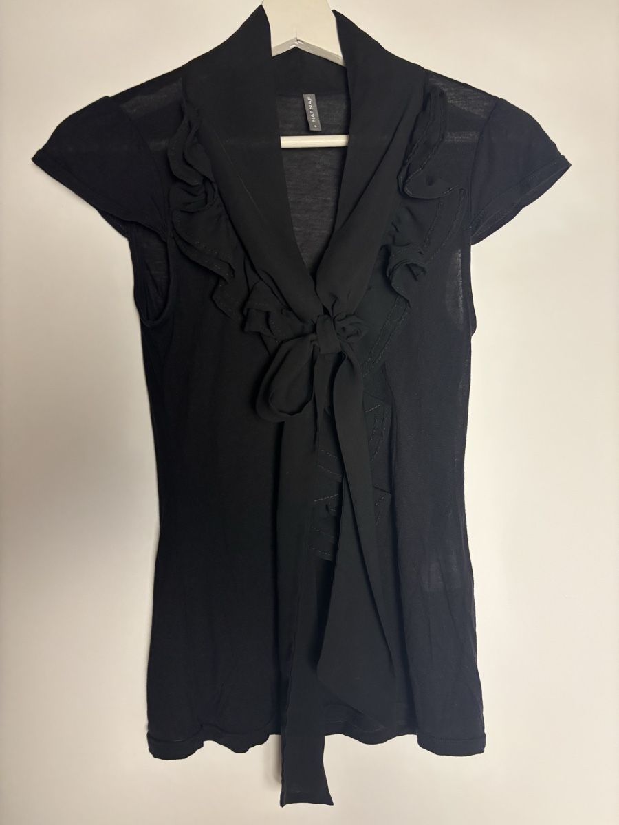 Top: vintage mesh ruffle top – Usato da Leissigen venduto da lamooniade 1