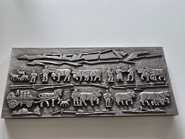 Wandrelef mit Bauernszene Appenzell 