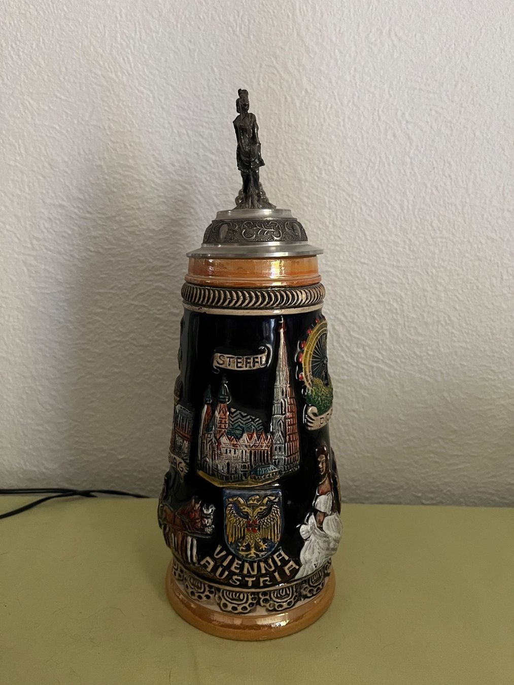 Gläser: Edler Bierkrug mit Zinndeckel – Neu (gemäss Beschreibung) aus Rheineck von CoGer 2
