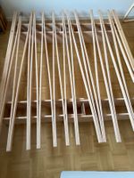 Holzlattenrost Tojo V mit Bettrahmen aus massivem Holz