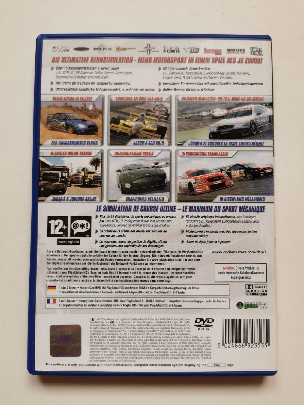 Sony Giochi: Ps 2 - DTM Race Driver 2 – Usato da Lenzburg venduto da eyworld 2