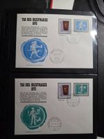 4 Ersttags Briefe Briefmarken Schweiz 1975