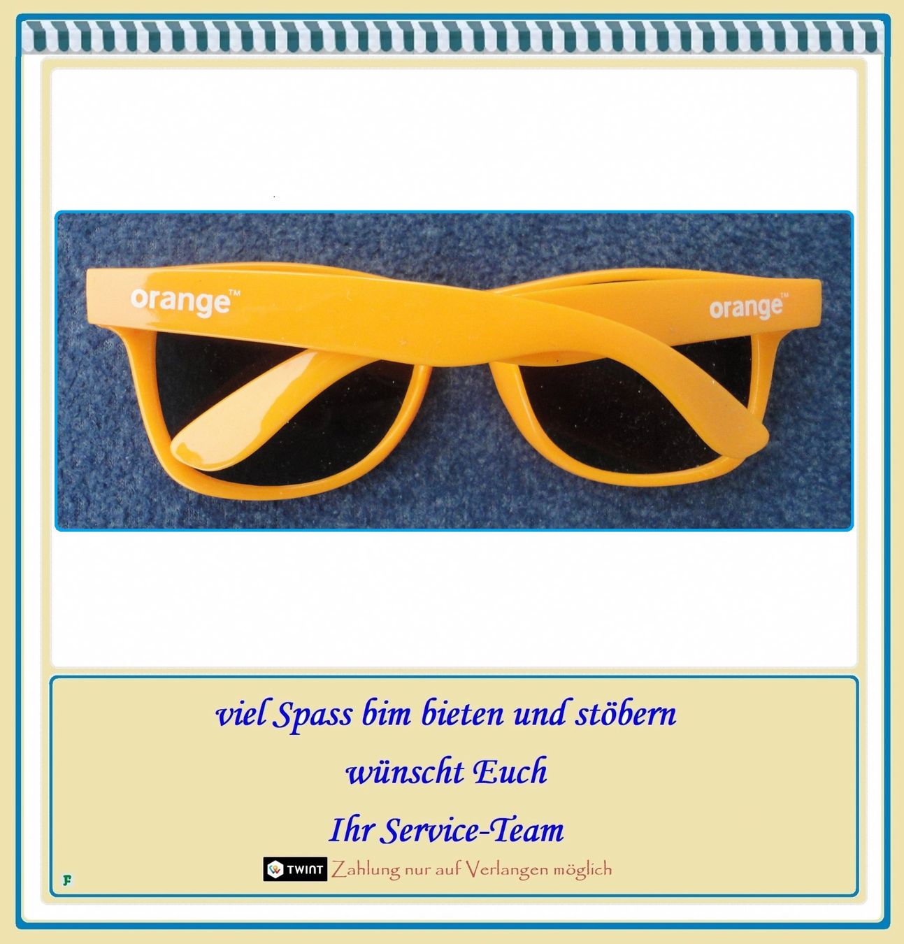 Occhiali & Lenti: Orange™ • Trendy Sonnenbrille – Nuovo (secondo la descrizione) da Münchwilen TG venduto da FLOHMIFLITZER 3