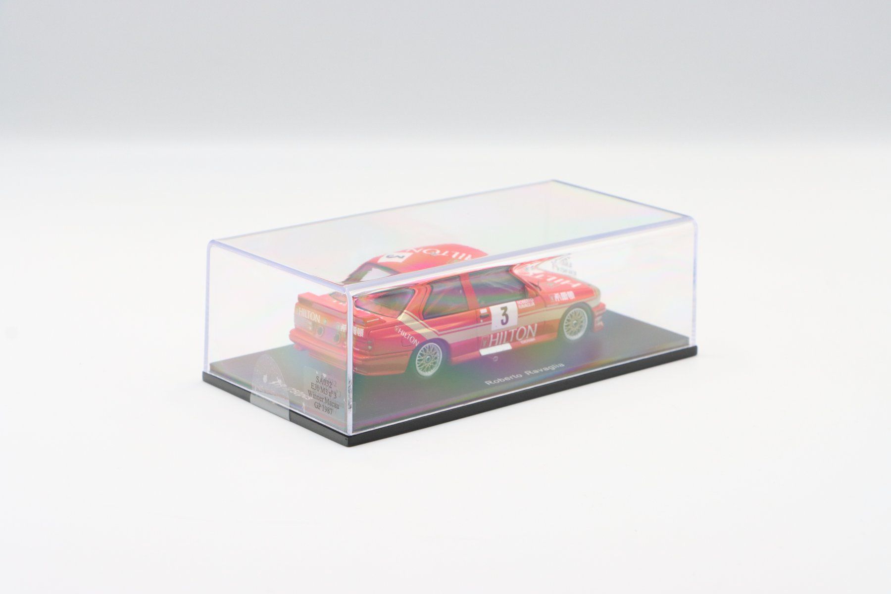 BMW Modellini d'auto: BMW M3 E30 Winner Macau GP 1987 1:43 Spark – Nuovo e nell'imballaggio originale da Bühl b.Aarberg venduto da modelldiecast 4