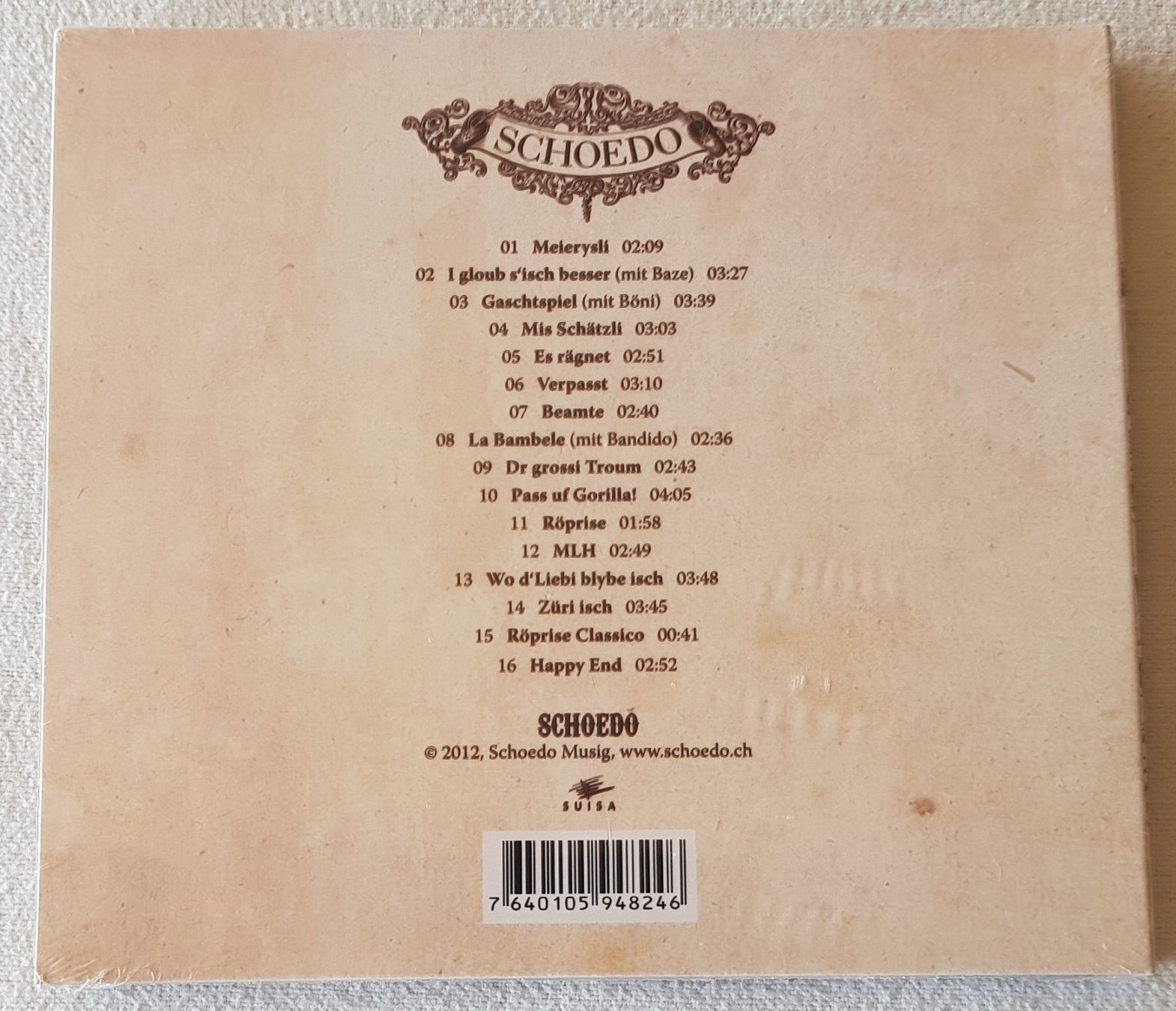 CD: Schoedo - Schedo - CD - 2012 - Switzerland First Press – Nuovo e nell'imballaggio originale da Uster venduto da Zardodel 1