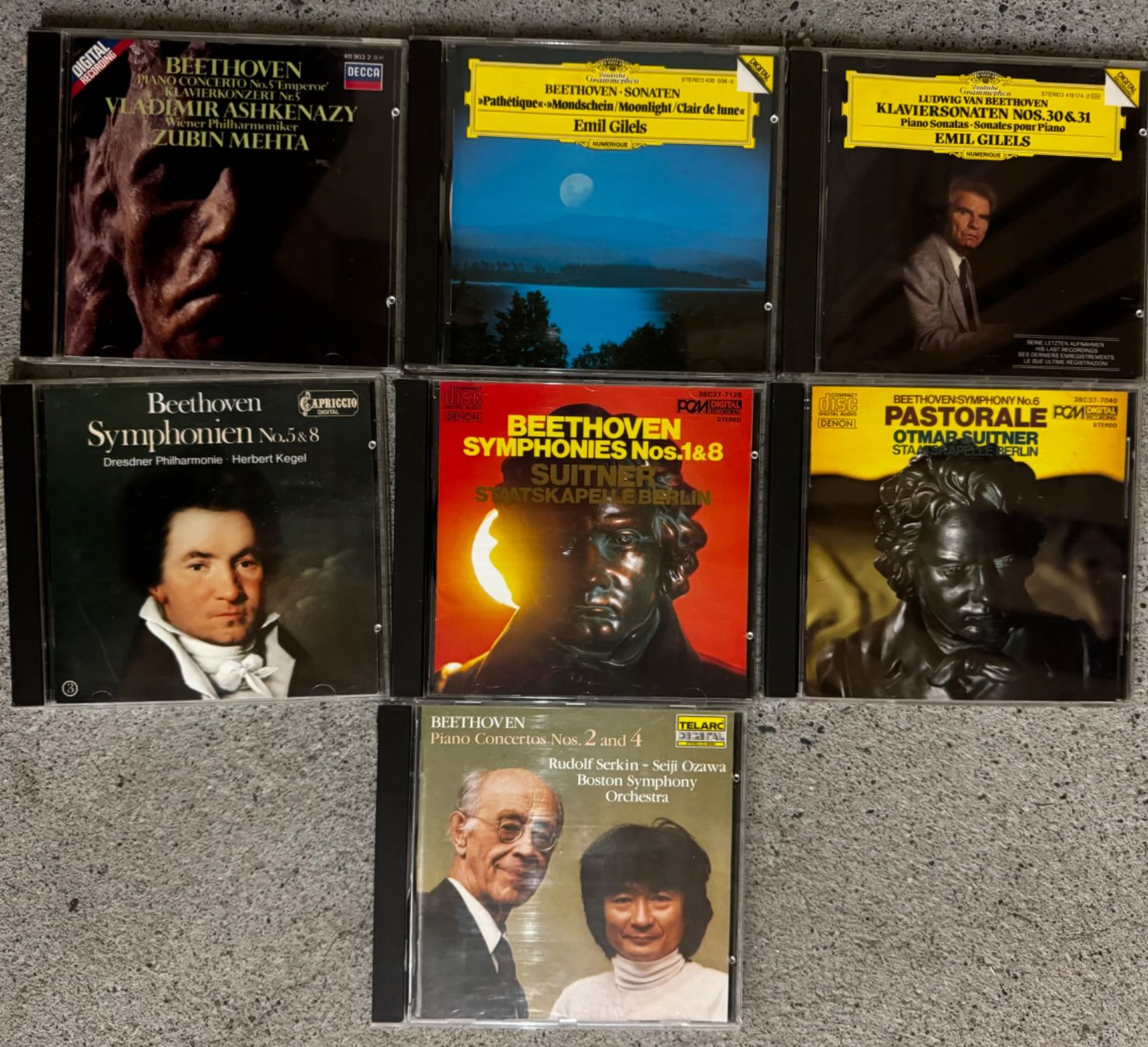 CD: 7 CD von Beethoven – Usato da Zürich venduto da Octopus-275