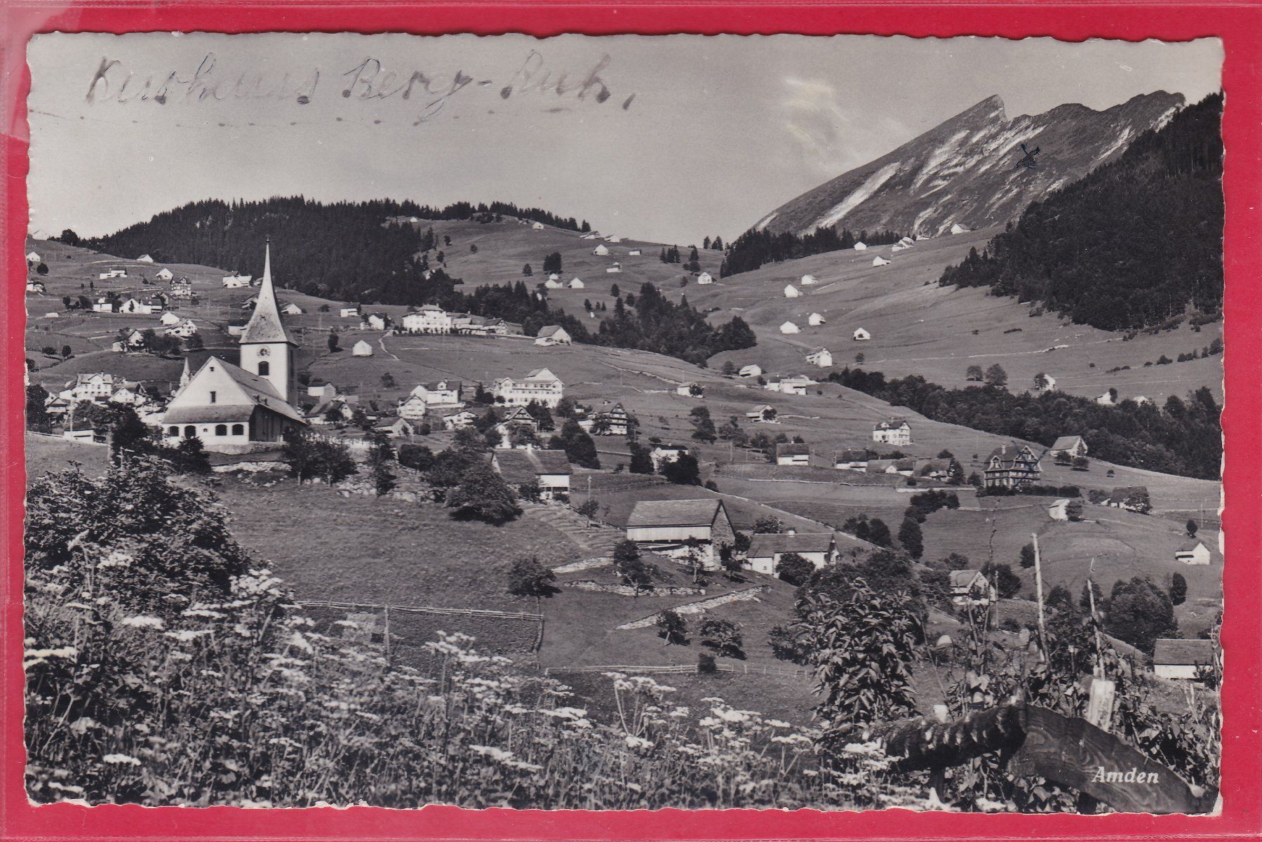 Cartoline postali: AMDEN, 24.6.1940 – Usato da Oberrieden venduto da Gebirgsstelze