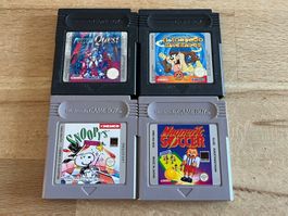 4 originale Spiele für Nintendo Game Boy voll funktionsfähig