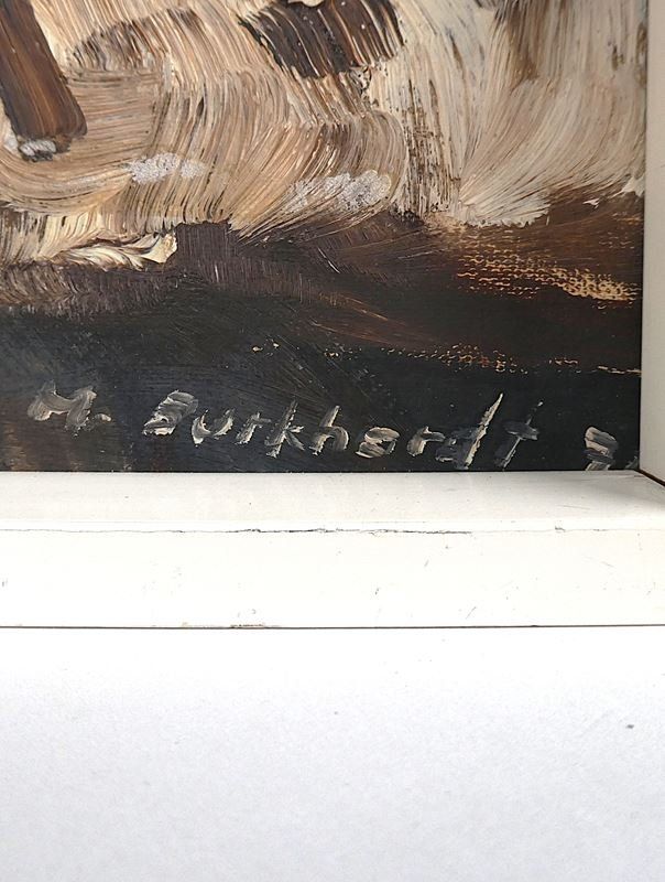 Tableaux: Gemälde "Die Walliserin" - Margrith Burkhardt – D'occasion à Urtenen-Schönbühl par Restwert_Schoenbuehl 3