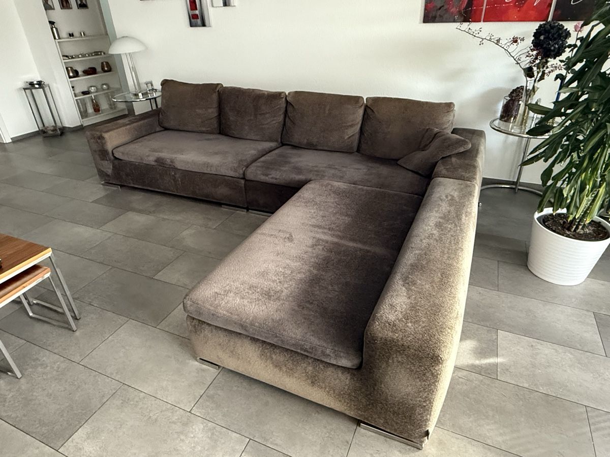 Divani: Grosse Minotti Eckcouch / Sofa, Top Zustand, Braun. – Usato da Boll venduto da lanida01 2