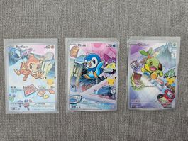 Pokemon Sinnoh Starter der Ersten Partner Kollektion