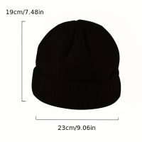 Warme Wintermütze Beanie Mütze Kappe gestrickt khaki