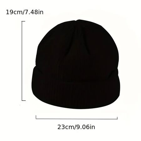 Warme Wintermütze Beanie Mütze Kappe gestrickt khaki