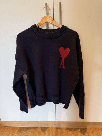 Ami Sweater Pullover Navy 