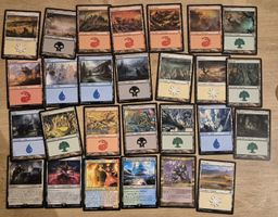 MTG Magic - 5 Rares & 22 Basic Lands (IT)