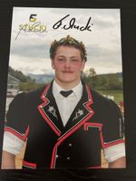 Fabian Stucki Autogrammkarte, Schwingerk**nig Stucki!