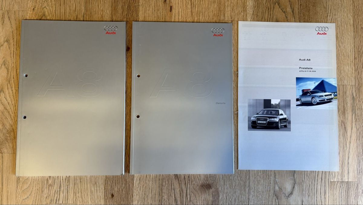 Audi Documenti: Audi A8 - Paket Prospekt / Katalog 2004 – Usato da Freienstein venduto da Golfbueb