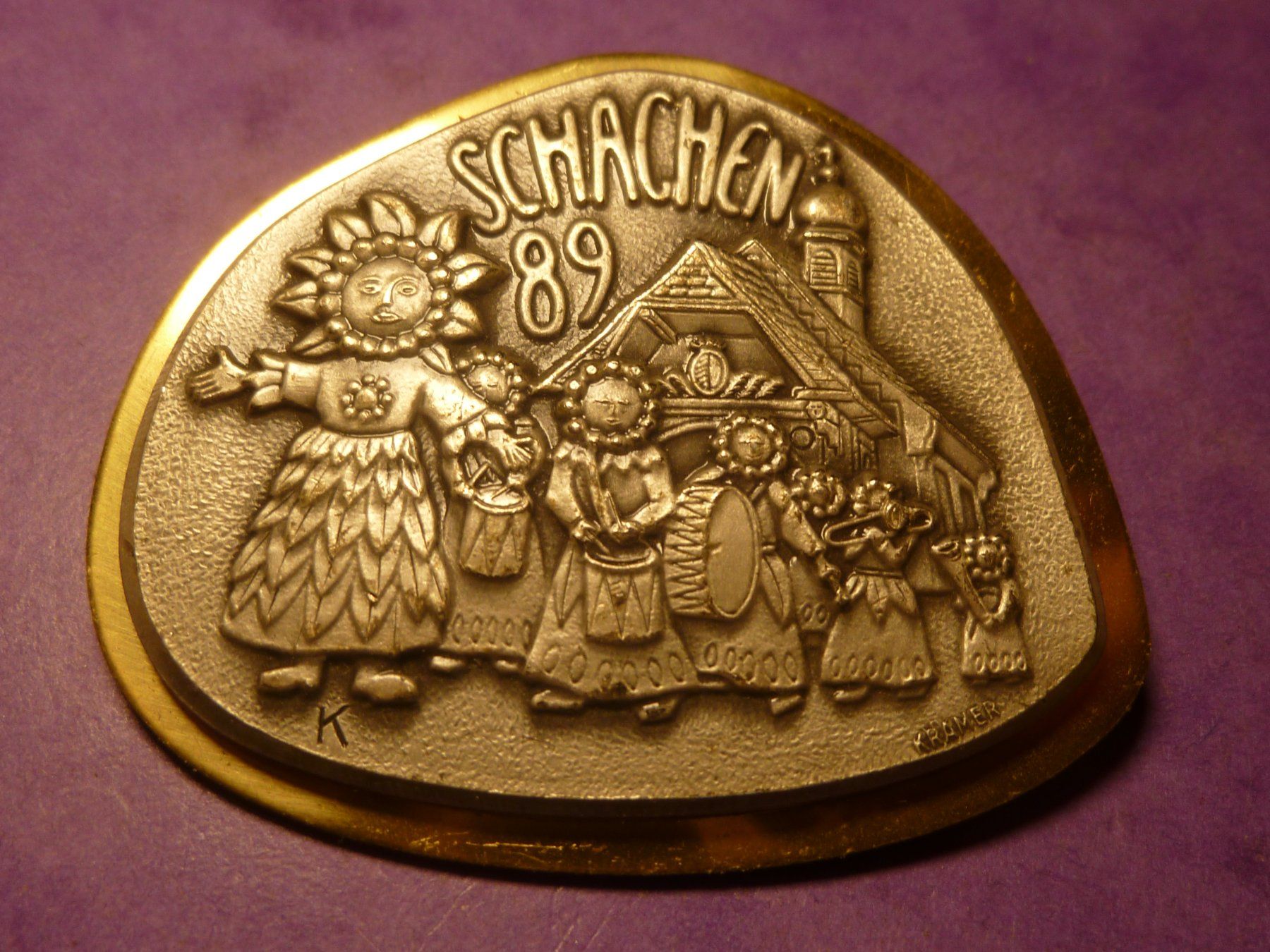 Placchette & Badge: SCHACHEN 1989 GOLD – Usato da Ried (Muotathal) venduto da Mandarin02