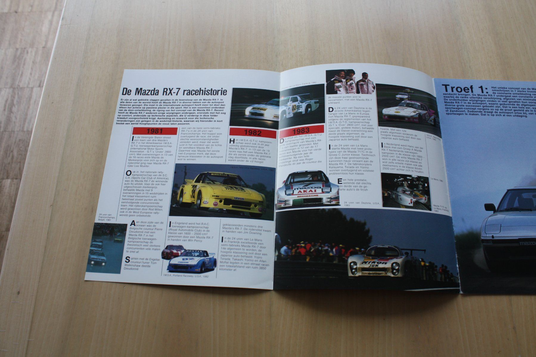 Mazda Documenti: Mazda RX-7 Prospekt 4/1984 NL – Usato da Wikon venduto da erwin400 2