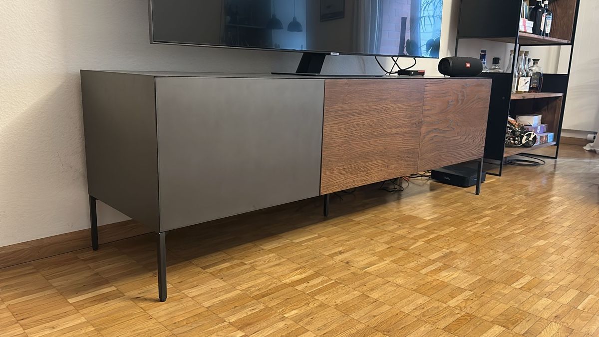 Mobili TV: Lowboad Eiche-Metall – Nuovo (secondo la descrizione) da Basel venduto da cla_f5hs 2