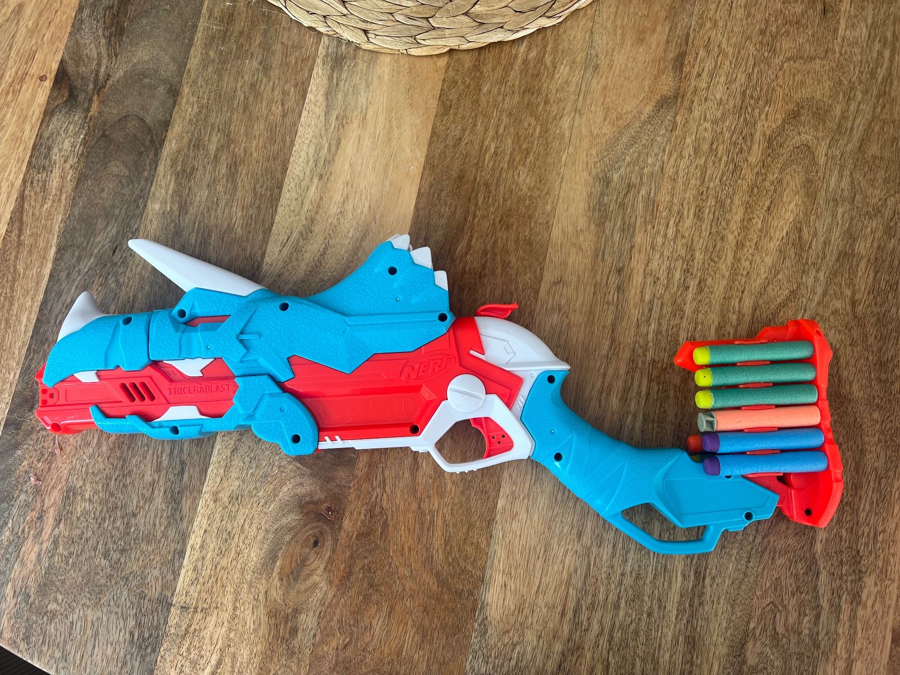 Nerf Giocattoli: Ab 1.-! NERF Dino Squad Tricerablast, 50cm – Usato da Lufingen venduto da bombolulu 4