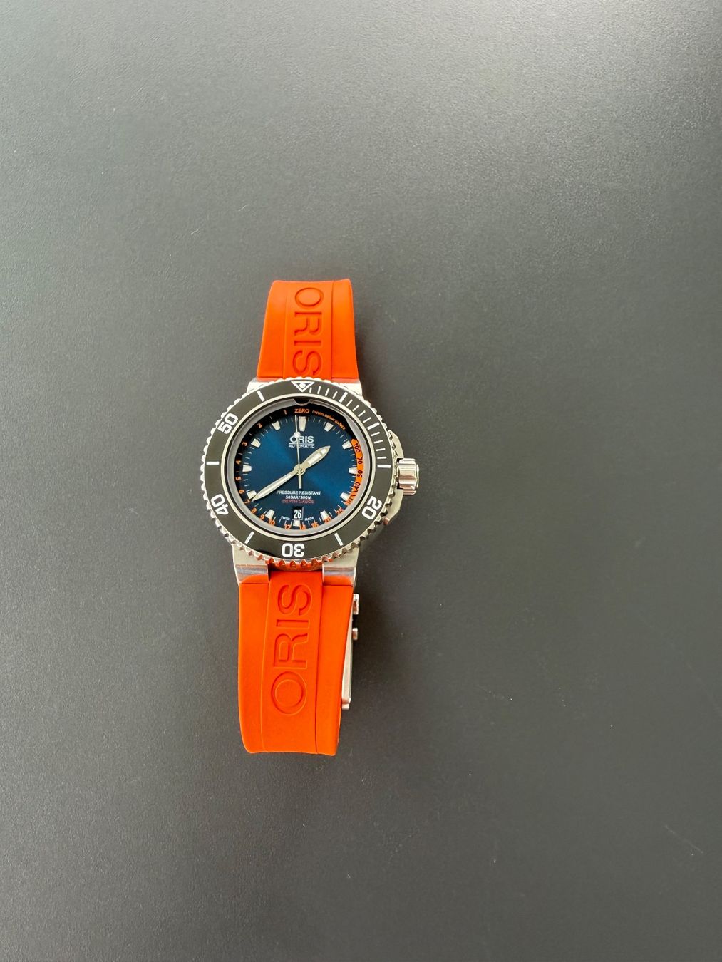 Oris Orologi: Oris Aquis Depth Gauge Limited Edition – Usato da Reiden venduto da SCHURCHLURCH1 1