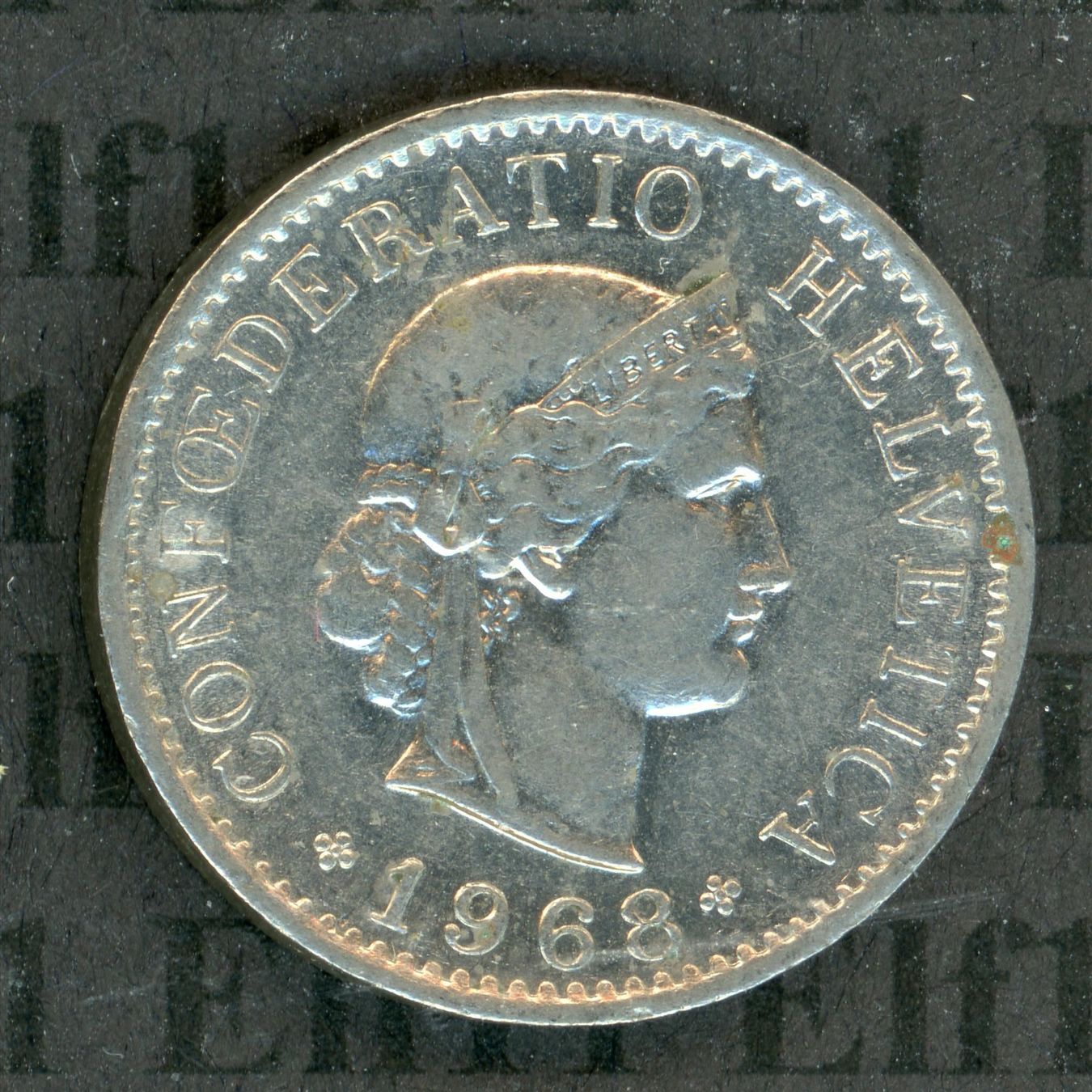 Tutti le monete: CHF___0.05 1968 vz 5 Rappen – Usato da Widnau venduto da Elf11