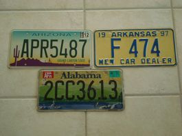 ARIZONA ARKANSAS UND ALABAMA