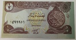 Irak 1/2 Dinar Neuwertig