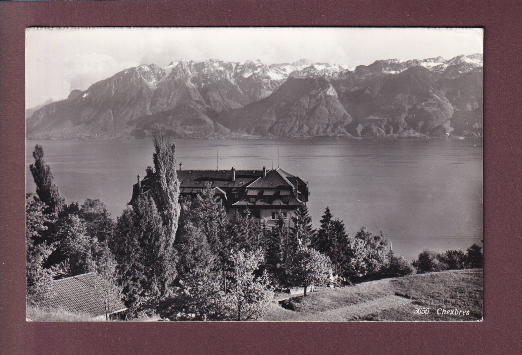 Cartoline postali: CHEXBRES - Balcon du Léman - 1960 – Usato da Pully venduto da nicecards