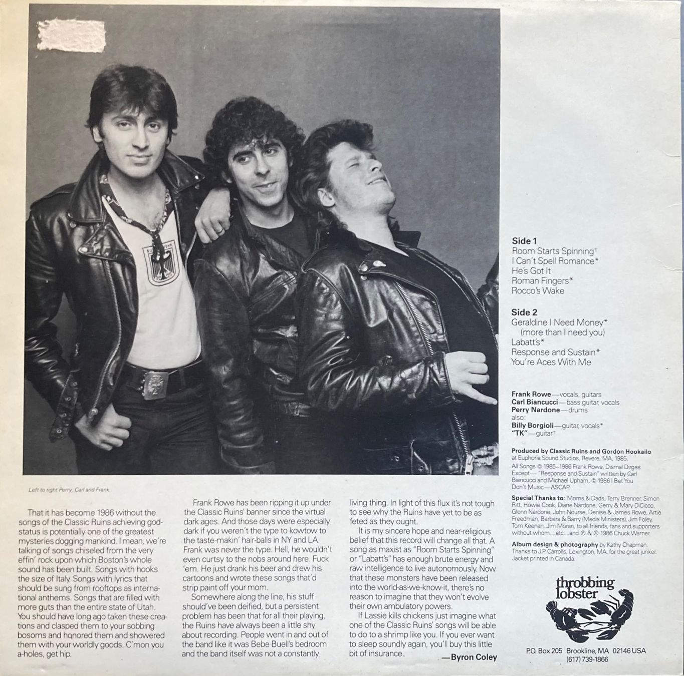 Dischi in vinile: CLASSIC RUINS - LASSIE EATS CHICKENS – Usato da Poliez-Pittet venduto da Newtown-Records 1