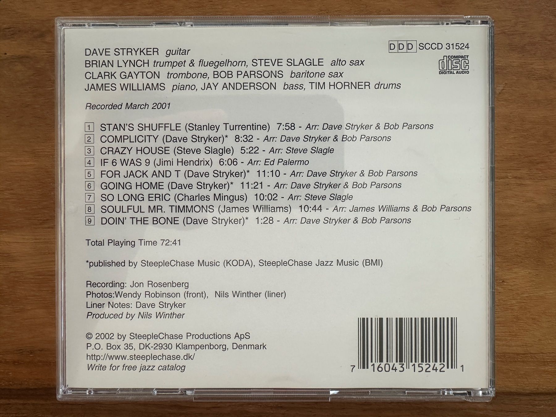 CDs: Dave Stryker - Blue to the Bone III - Jazz, Post Bop CD – Gebraucht aus Horgen von flyingpenguin2000 2
