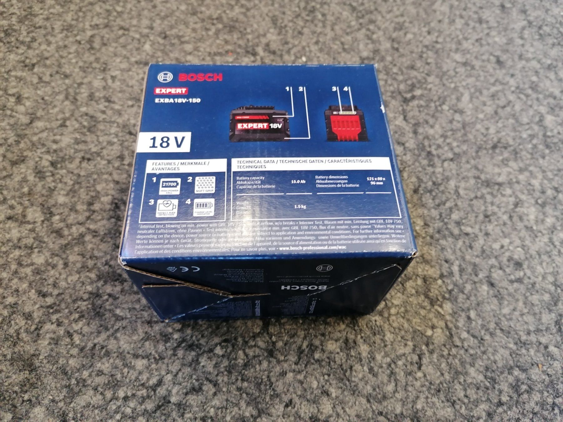 Bosch Caricatori & Batterie: Bosch Akku EXPERT 18V 15.0Ah Nr.10 – Nuovo e nell'imballaggio originale da Reiden venduto da mja_2bsk 3