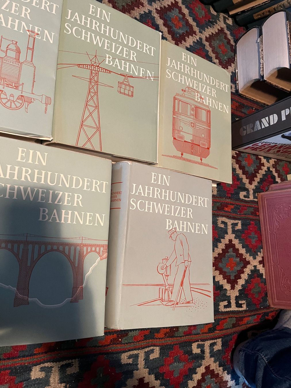 Bücher: buch, ein jahrhundert schweizer bahnen, 5 bände – Gebraucht aus Emmenmatt von flyrecords 2