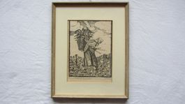 Holzschnitt Fritz Mory 1930 Handabzug Original