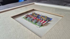James Rizzi original 3D "You Get What You Need" signiert