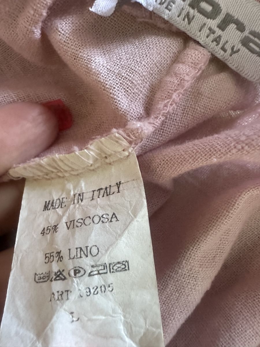 Pantaloni: Short rose neuf L viscose et lin – Nuovo e nell'imballaggio originale da Boussens venduto da sko_9w6t 2