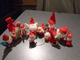 Weihnachtsmann / Weihnachtsmänner 11 Stück, verschieden