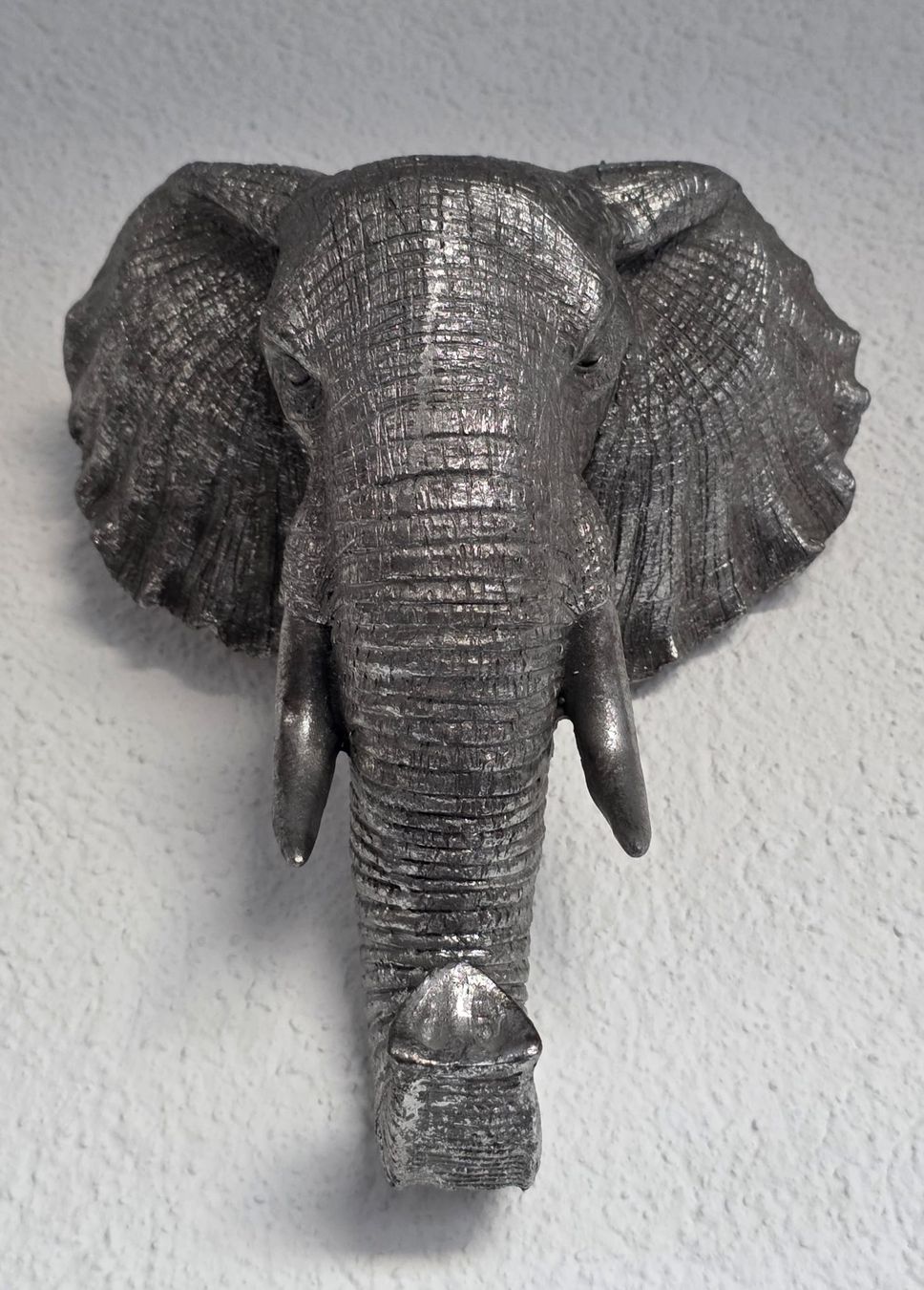 Tutte le decorazioni: Silberner Elefant Kopf Wanddeko – ein Hingucker! – Nuovo (secondo la descrizione) da Rheinsulz venduto da Dred 1